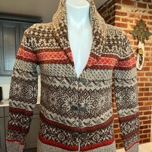 VTG Susan Bristol Women's XS Long Sleeve Wool Button Cardigan Sweater